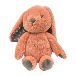 B Softies Happyhues Coral Cutie 12" Plush Bunny Long Floppy Ears Super Soft